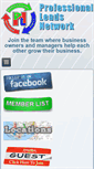 Mobile Screenshot of professionalleadsnetwork.com
